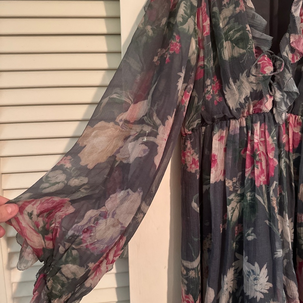 ZIMMERMANN Iris Tie Sleeve Playsuit - Picture 11 of 12